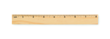 Logotrade mainostuotet kuva: Puinen viivoitin 20cm