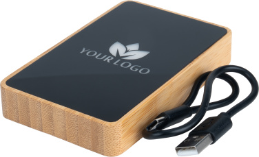 Logotrade mainoslahja ja liikelahja kuva: Varavirtalähde 5000 mAh valaistulla logolla