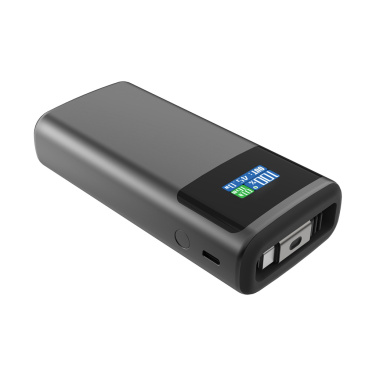 Logo trade mainoslahja kuva: Quantum RCS PD45W nopea 10 000 mAh -varavirtalähde näytöllä