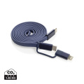 Arc RCS-kierrätetty 60 W 2-in-1 magneettinen kaapeli, sininen