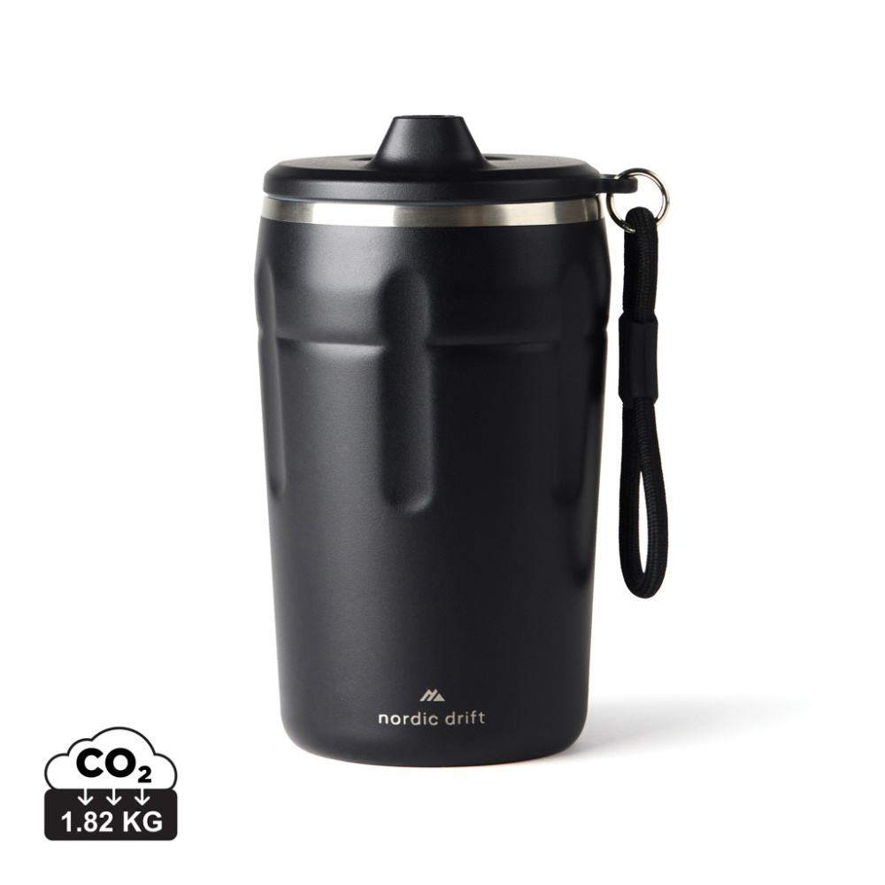 Logo trade liikelahja mainoslahja tuotekuva: Nordic Drift Trail RCS - lukittava kahvimuki 350ml