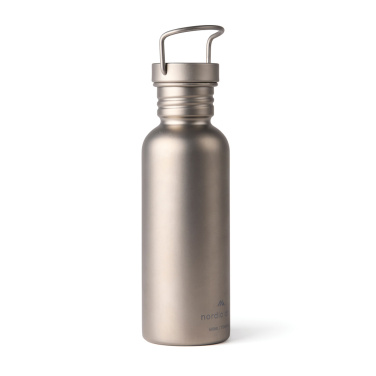 Logo trade mainoslahja ja liikelahja tuotekuva: Nordic Drift Trail -ultrakevyt titaanijuomapullo 600 ml