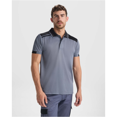 Logotrade mainoslahjat ja liikelahjat tuotekuva: Samurai antibakteerinen lyhythihainen unisex-poolopaita 160 g/m2