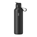 Ocean Bottle Peak GO 710 ml kierrätysvesipullo ruostumattomasta teräksestä , Obsidiaani musta