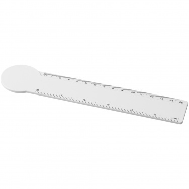 Logotrade verslo dovanos nuotrauka: Tait 15 cm apskritimo formos perdirbto plastiko liniuotė 