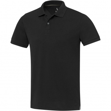 Logotrade reklaminiai produktai nuotrauka: Smaragdinis trumpomis rankovėmis unisex Aware™ perdirbtas polo