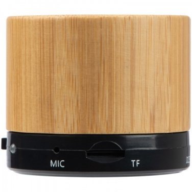Logotrade reklaminės dovanos nuotrauka: Bambukinė bluetooth garsiakalbis FLEEDWOOD