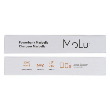 Logotrade reklaminiai produktai nuotrauka: Maitinimo blokas 20 000 mAh MARABELLA MoLu