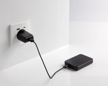 Logotrade reklaminės dovanos nuotrauka: Boostcore RCS perdirbto plastiko maitinimo blokas 5 000 mAh su USB C