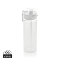 SipnLock RCS RPET nepralaidus sportinis vandens butelis 800 ml, balta