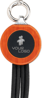 Logotrade dovana nuotrauka: 4 viename laidas su apšviestu logotipu mediniame korpuse