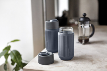 Logotrade firminės dovanos nuotrauka: „Black+Blum“ stiklinis kelioninis puodelis, 340 ml