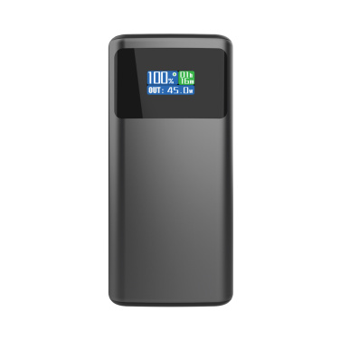 Logotrade reklaminiai produktai nuotrauka: „Quantum RCS“ itin greita PD45W 10 000 mAh išorinė baterija su ekranu