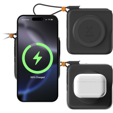 Logotrade reklaminiai produktai nuotrauka: „Xtorm TravelPro 30W 10 000 mAh“ 3 viename kelioninis įkroviklis