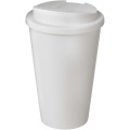 „Americano® POP“ 350 ml termo stiklinė su nepraleidžiančiu dangteliu, Balta