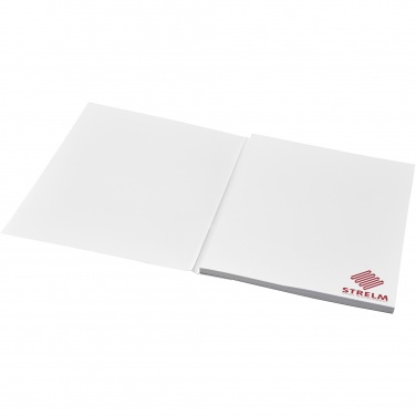Logotrade korporatīvās dāvanas foto: Desk-Mate® A5 piezīmju grāmatiņas iesaiņojums pār vāku