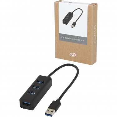 Logotrade Ideja dāvanas foto: ADAPT alumīnija USB 3.0 centrmezgls