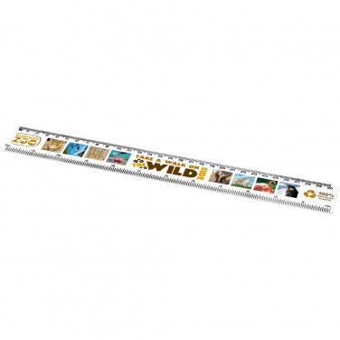 Logotrade korporatīvās dāvanas foto: Refari 30 cm pārstrādāta plastmasas lineāls