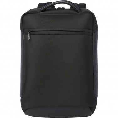 Logotrade dāvanas foto: Expedition Pro 15,6 collu GRS pārstrādāta kompakta klēpjdatora mugursoma 12L