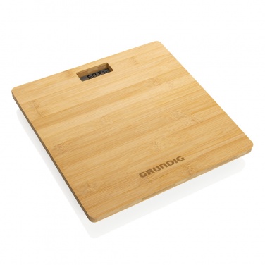 Logotrade ziemassvētku dāvanas foto: Grundig bambusa digitālās ķermeņa svari