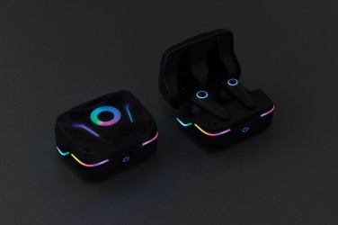 Logotrade logo dāvanas foto: RGB spēļu austiņas ar ENC