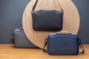 Logotrade dāvanas foto: Impact AWARE™ 300D divu toņu luksusa 15,6 collu klēpjdatora soma