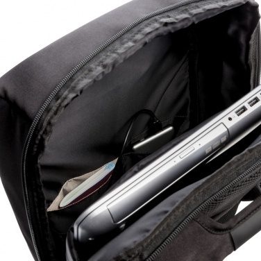 Logotrade logo dāvanas foto: Swiss Peak 15" pretaizdzīšanas RFID un USB mugursoma bez PVC