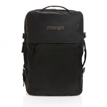 Logotrade korporatīvās dāvanas foto: Swiss Peak AWARE™ RPET 15,6 collu paplašināma nedēļas nogales mugursoma