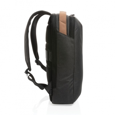 Logotrade biznesa dāvanas foto: Impact AWARE™ 300D divu toņu luksusa 15,6 collu klēpjdatora mugursoma