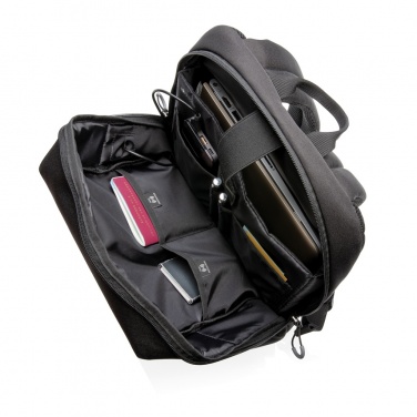 Logotrade biznesa dāvanas foto: Swiss Peak AWARE™ RFID un USB klēpjdatora mugursoma