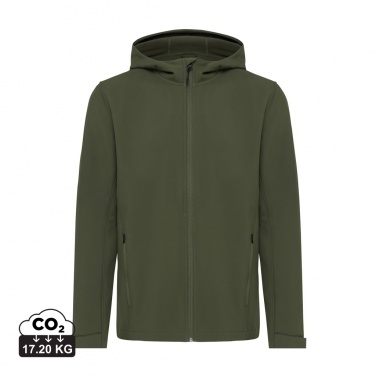 Logotrade Ideja dāvanas foto: Iqoniq Makalu vīriešu pārstrādāta poliestera soft shell jaka
