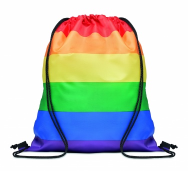 Logotrade ziemassvētku dāvanas foto: Rainbow RPET aukliņu soma