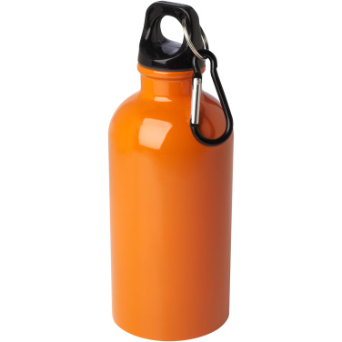 Logotrade ziemassvētku dāvanas foto: Oregon 400 ml RCS sertificēta vienas sienas nerūsējošā tērauda ūdens pudele ar karabīni