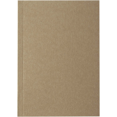 Logotrade biznesa dāvanas foto: Novella Austen A6 pārstrādāta mīksto vāku kraft piezīmju grāmatiņa - 100 loksnes