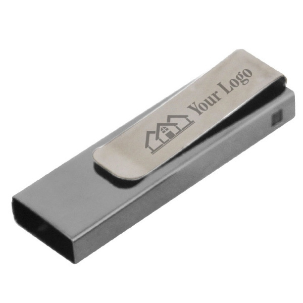 Logotrade korporatīvās dāvanas foto: Metāla USB zibatmiņa