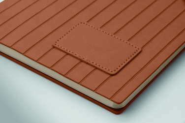 Logotrade Ideja dāvanas foto: A5 piezīmju grāmatiņa dūmakainā PU audumā