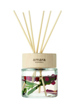 Logotrade korporatīvās dāvanas foto: Vaniļas aromāta difuzors ar niedrēm