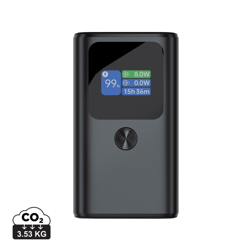 Logotrade biznesa dāvanas foto: Urban Vitamin Campbell 55W 10.000mAh kabatas izmēra power bank
