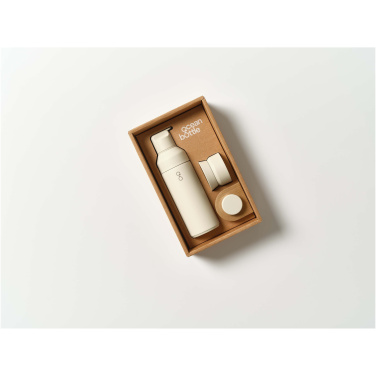 Logotrade logo dāvanas foto: Okeāna pudele 500 ml 3-in-1 dāvanu komplekts