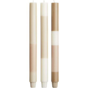 Logotrade korporatīvās dāvanas foto: Originalhome slāņotās kaļķakmens sveces - 3 gab. komplekts