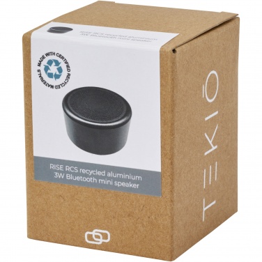 Логотрейд pекламные cувениры картинка: Rise мини Bluetooth®-колонка 3W из переработанного алюминия RCS 