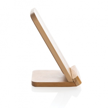 Логотрейд pекламные продукты картинка: Подставка для беспроводной зарядки Bamboo 5 Вт