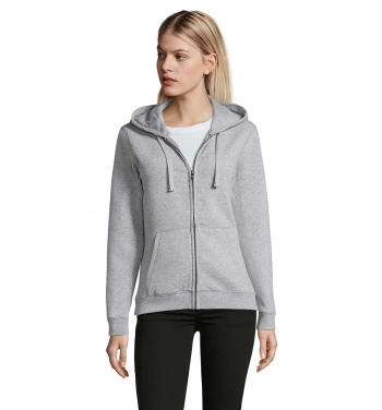 Логотрейд pекламные cувениры картинка: SPIKE WOMEN ZIP HOOD SWEAT
