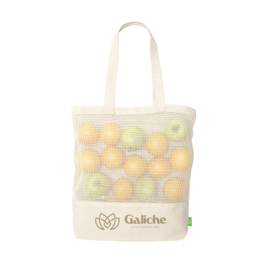 Логотрейд pекламные продукты картинка: Сумка для покупок Natura Organic Mesh Shopper (180 г/м²)