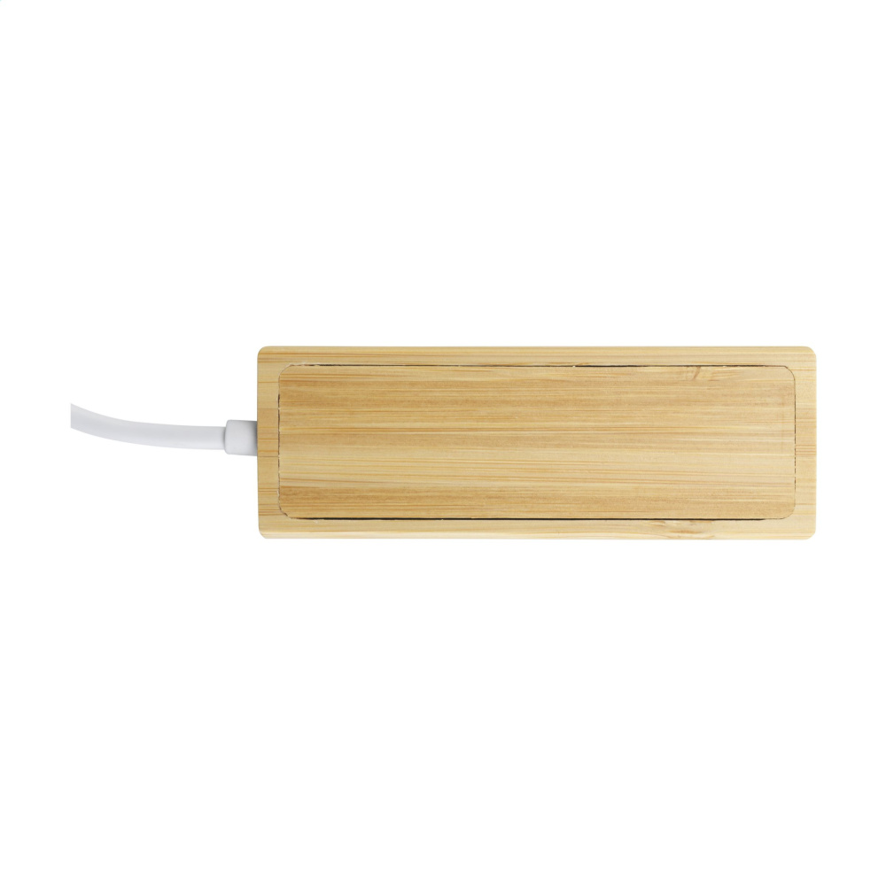 Логотрейд pекламные продукты картинка: Бамбуковый USB-концентратор