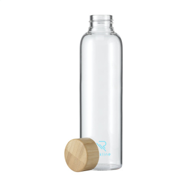 Логотрейд бизнес-подарки картинка: Бутылка для питья Senga Glass Bamboo 500 мл