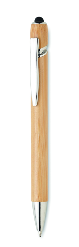 Лого трейд pекламные подарки фото: Ball pen in bamboo