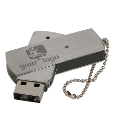 Лого трейд pекламные подарки фото: Металлическая USB-флешка