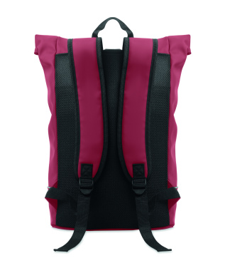 Лого трейд pекламные cувениры фото: Laptop 15" roll top PU backpack