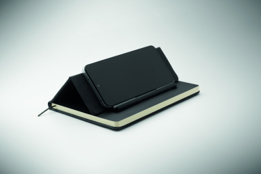 Лого трейд pекламные продукты фото: A5 notebook with phone holder